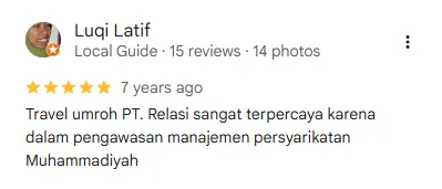 testimoni jamaah travel umroh muhammadiyah